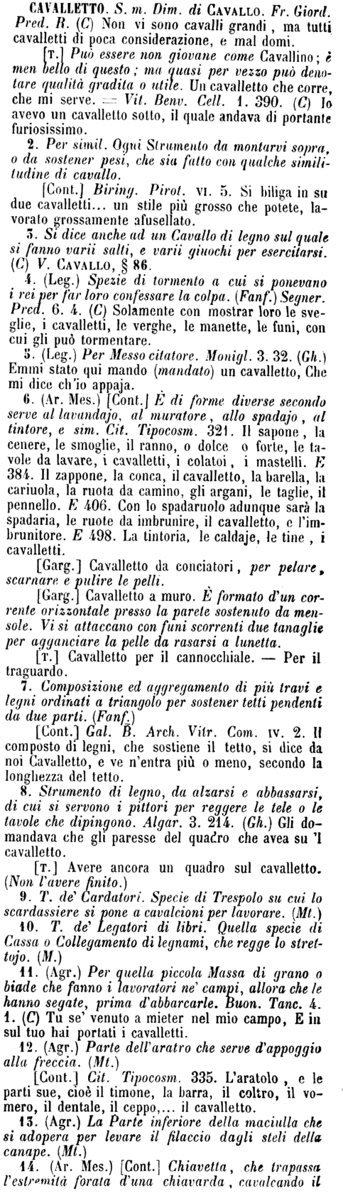 cavalletto