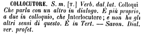 collocutore