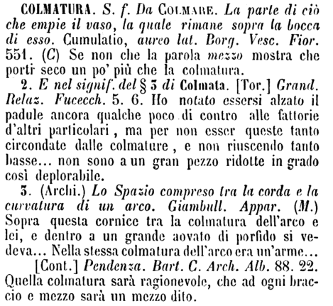 colmatura