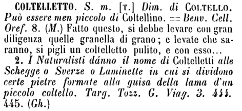coltelletto
