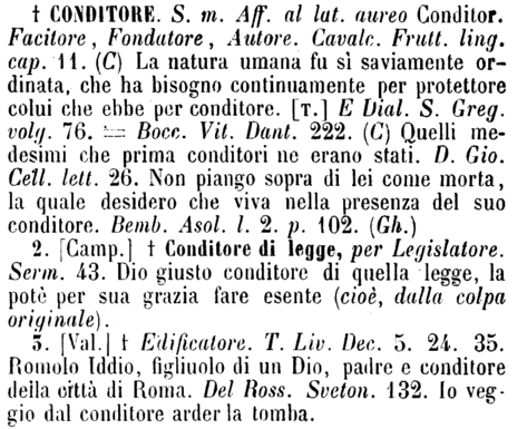 conditore