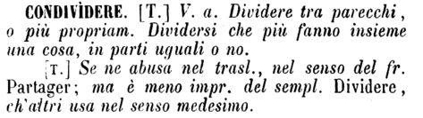 condividere