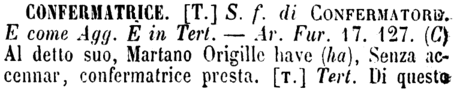 confermatrice