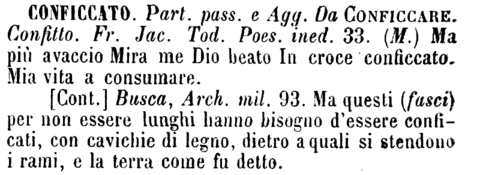 conficcato