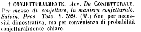 conjetturalmente