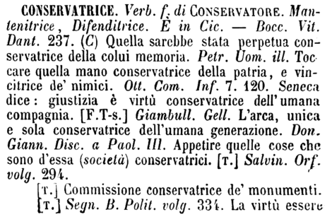 conservatrice