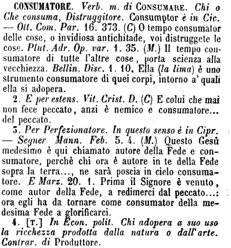 consumatore