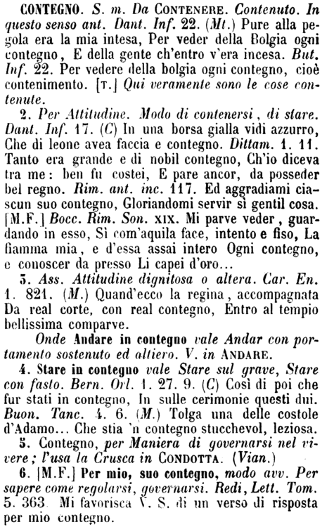 contegno