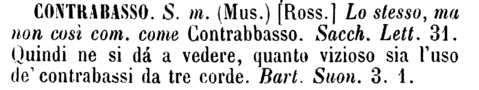 contrabasso