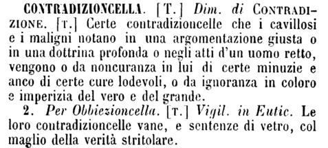 contradizioncella