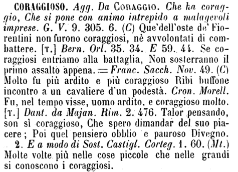 coraggioso