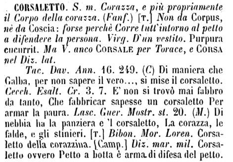 corsaletto