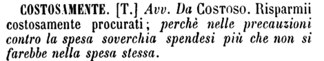 costosamente