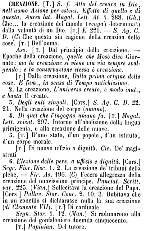 creazione
