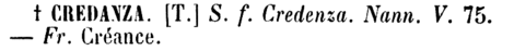 credanza