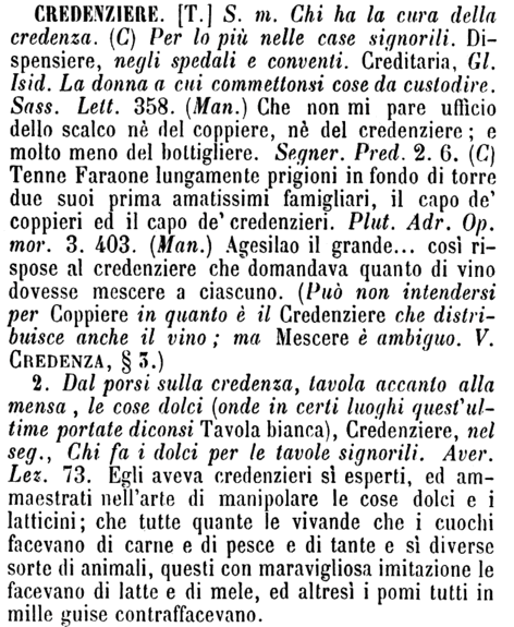 credenziere
