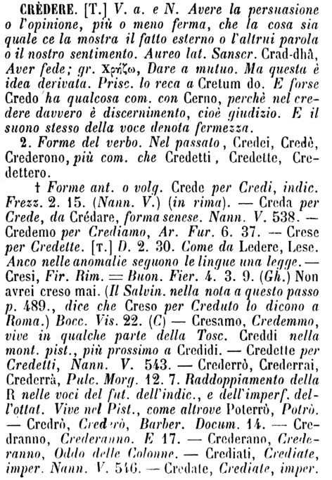 credere