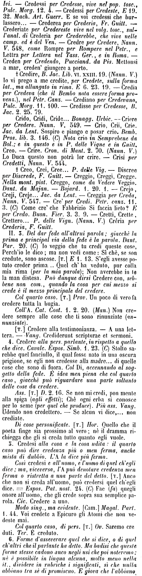 credere