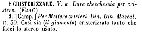 cristerizzare