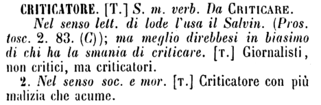 criticatore