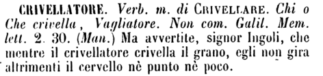 crivellatore