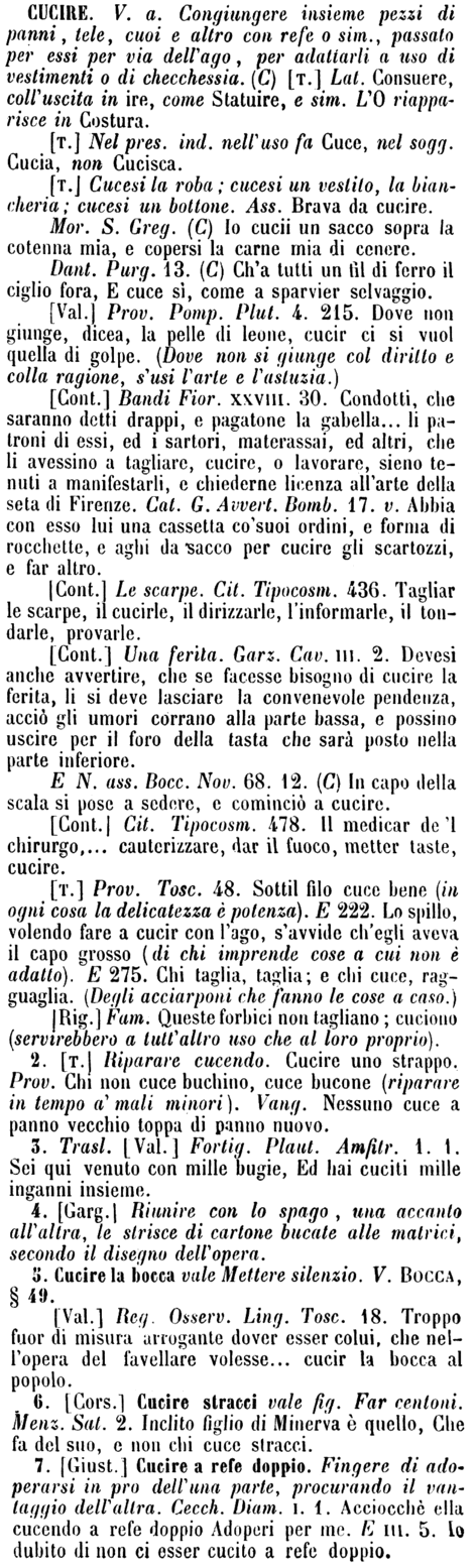 cucire
