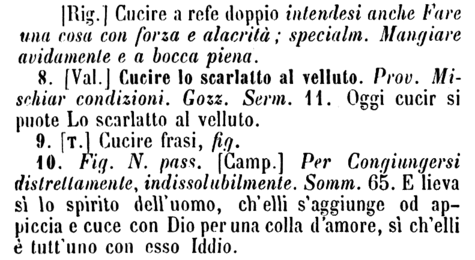 cucire