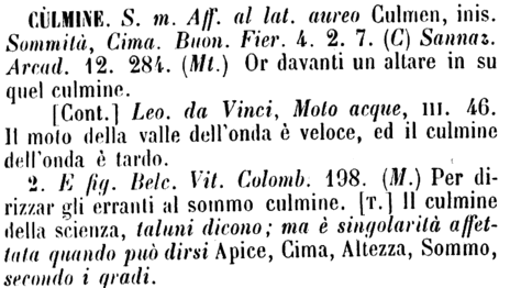 culmine