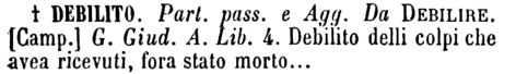 debilito