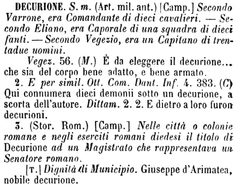 decurione