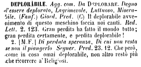 deplorabile