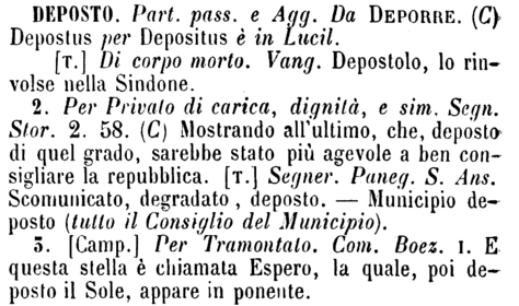 deposto