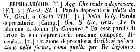 deprecatorio