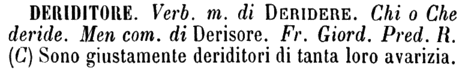 deriditore