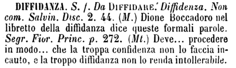 diffidanza