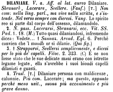 dilaniare