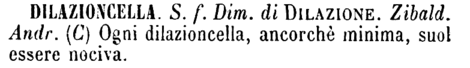 dilazioncella