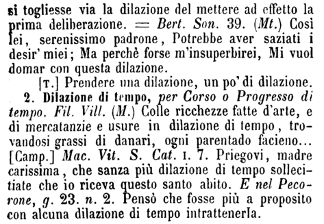 dilazione