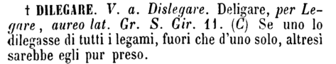 dilegare