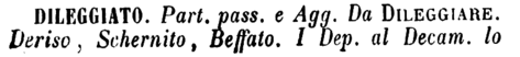 dileggiato