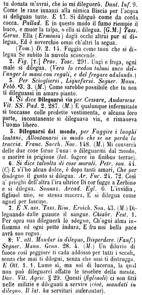 dileguare