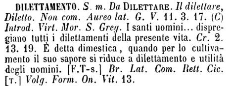 dilettamento