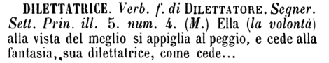 dilettatrice