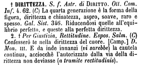dirittezza