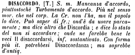 disaccordo