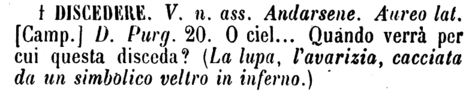 discedere