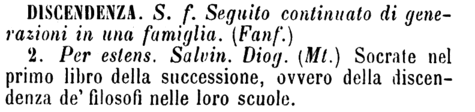 discendenza