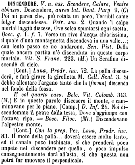 discendere