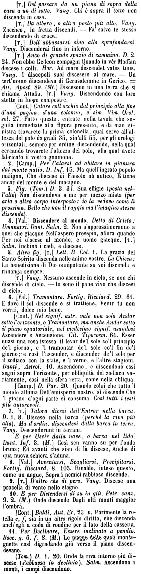 discendere