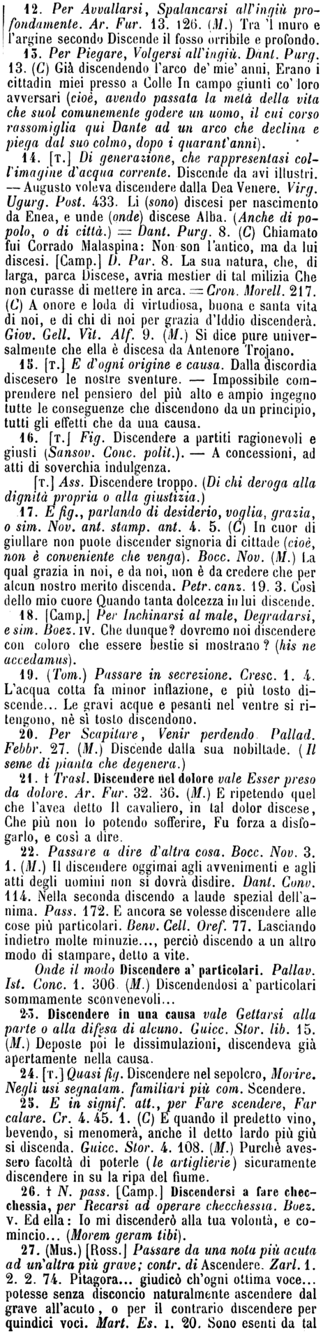 discendere